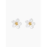 ราคา Cider FAUX PEARL FLORAL STUD EARRINGS (23144204953)