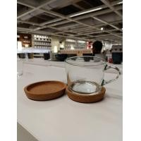 ราคา ที่รองแก้ว IKEA รุ่น 365 ที่รองแก้วน้ำ ที่รองแก้วไม้ก๊อก ขนาด 10 ซม แพ็ค 2ชิ้น (22779791744)