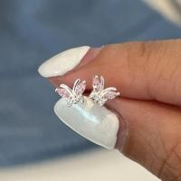 ราคา Suwann na shop ราคาต่อคู่ ต่างหู ต่างหูเงินแท้ ต่างหูเพชร ต่างหูผีเสื้อ ผีเสื้อ (14503241358)