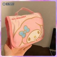 ราคา EBiSU hello kitty คิตตี้แมวกระเป๋าเครื่องสำอางหญิงญี่ปุ่นอะนิเมะน่ารักกระเป๋าอเนกประสงค์สี่ในหนึ่งเดียวกระเป๋าเดินทางแบบพกพาถุงแป้ง (23319373294)