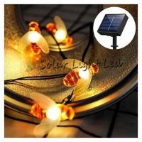 ราคา Warm white JX BEE โคมไฟพลังงานแสงอาทิตย์สำหรับตกแต่ง 30 LED 8 โหมด 6 5m (8597242918)