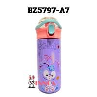 ราคา พร้อมส่ง กระบอกน้ำสแตนเลส 304 ขวดน้ำเด็ก 500ML กระติกน้ำเก็บความร้อน เย็น แบบมีที่หิ้ว หลอดดูด BZ5797 (22681086972)