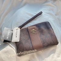 ราคา หนังแท้ กระเป๋าโค้ช คล้องมือรุ่นใหม่ มีหนึ่งช่อง ขนาด 6 5 นิ้ว สีสวย ถูกสวย ไม่มีป้ายหนัง กระเป๋าคล้องมือ กระเป๋าคล้องมือโค้ช K1 (4411008055)