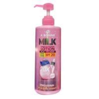 ราคา A Bonne Mlik Lotion Plus Collagen UVA UVB SPF 20 โลชั่นนม กันแดด 500ml (22210306200)