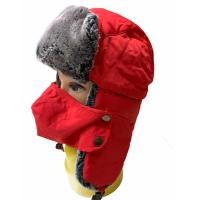 ราคา หมวกสกีสไตล์รัสเซีย กันหนาว ผ้าร่ม ติดผ้าปิดปากผ้าพันคอ (21408548809)