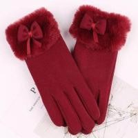ราคา ถุงมือกันหนาวผู้หญิง ทัชสกรีน ส่งจากไทย (10837857483)