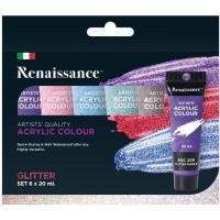 ราคา Renaissance Acrylic Colour Set 6 x 20 ml I ชุดสีอะคริลิคแบบหลอดขนาด 20 มล (21830781658)