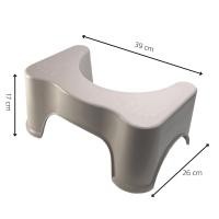 ราคา HOMEC ที่วางเท้าในห้องน้ำ เก้าอี้นั่งส้วม พลาสติก ที่วางเท้า Toilet Stool มียางกันลื่น สำหรับนั่งขับถ่าย (22950983275)