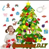 ราคา ต้นคริสต์มาส D I Y พร้อมของตกแต่ง และไฟกระพริบ (23258162235)