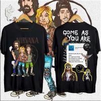 ราคา เสื้อยืดแขนสั้น เสื้อยืด NIRVANA COME AS YOU ARE การพิมพ์แฟชั่น ผ้าฝ้ายแท้ เนื้อสัมผัสนุ่มเนียน สวมใส่สบาย S 5XL Cotton (21030843479)