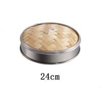 ราคา JIAOD Bamboo Round Cooking Tool Dim Sum Dumpling Stainless Steel Steamer Cage Kit Food Steamers Cage Steaming Grid Steaming Rack (22623691718)