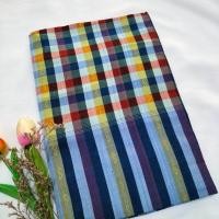 ราคา ผ้าขาวม้าหมักโคลน ผ้าหมักโคลน ผืนใหญ่เนื้อนุ่ม เย็บริมแล้ว (23343002533)