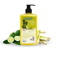 ราคา Natural Essences แชมพูสมุนไพร ช่วยฟื้นฟูผมแตกปลาย ผมร่วง ให้แข็งแรงสุขภาพดี สูตรมะกรูด ผสมตะไคร้ 500 ml (17154164644)