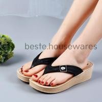 ราคา รองเท้าหูคีบ รองเท้าแตะยางสาน นิ่มมาก แฟชั่น ส้นสูง (21602816225)