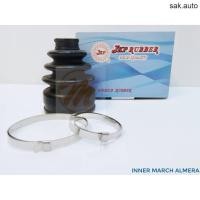 ราคา ยางกันฝุ่นเพลาใน นอก NISSAN MARCH ALMERA มาร์ช อัลเมร่า ยางหุ้มเพลา ยางกันฝุ่นเพลาใน ยางกันฝุ่นเพลานอก นิสสัน JKP อะไหล่รถยนต์ (11729270693)