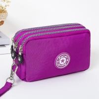 ราคา กระเป๋าใส่เหรียญผ้าสไตล์เกาหลี กระเป๋าใส่โทรศัพท์มือถือขนาดใหญ่แบบยาว กระเป๋าใส่กุญแจแบบมีซิปสามชั้น กระเป๋าใส่เหรียญแบบถือได้ขนาดใหญ่ (23231877447)