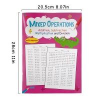 ราคา 24 Pages Math Workbook for Practicing Mixed Numbers Digits Operation Covering Multiplication Division Addition Subtraction For Homeschooling Classroom Use Arithmetic Operations Mathematic Learning Mat