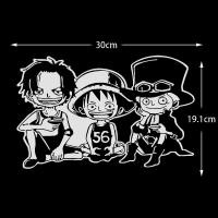 ราคา One Piece สติ๊กเกอร์รถสะท้อนแสง Luffy Ace Roronoa Zoro รถประตูกระจกการ์ตูนรูปลอก JDM สติกเกอร์ตกแต่ง (21491230401)