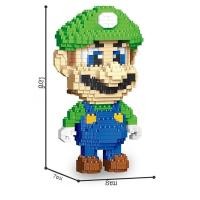 ราคา ฟิกเกอร์บล็อกตัวต่อการ์ตูนมาริโอมาริโอ้ Luigi yoshi อนุภาคขนาดเล็กประกอบโมเดลตุ๊กตาของเล่นของขวัญสำหรับเด็ก (23066465607)