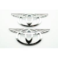ราคา ครอบไฟเลี้ยวแก้มปั้มโลโก้สำหรับ Toyota Hilux Vigo Fortuner 2005 14 พลาสติกสีโครเมี่ยมติดตั้งด้วยเทปกาวสองหน้าด้านหลัง (1552946212)