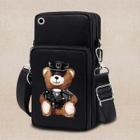 ราคา กระเป๋าสตางค์ไหล่ ผู้หญิง โทรศัพท์ กระเป๋าสตางค์ กระเป๋า กระเป๋า ผู้หญิง หมี พิมพ์ กระเป๋าถือ คลัตช์ Messenger สายสะพายไหล่ (22269132394)