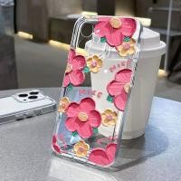 ราคา จัดส่งทันที Flower เคสโทรศัพท์มือถือแบบนิ่ม TPU ใส กันกระแทก For iPhone 11 15 13 14 12 Pro Max 6 6S 7 8 Plus X XS Max XR SE 2020 เคสไอโฟน11 นิ่มกันกระแทก เคส เคสไอโฟน7พลัส (21719454531)
