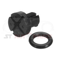 ราคา สกรูไล่ลมหม้อน้ำ สกรูยางไล่อากาศ จุกไล่ลมหม้อพักน้ำ ฝาปิดไล่อากาศหม้อพักน้ำ BMW X1 E84 E90 E30 E36 E34 E39 E46 (7840356814)