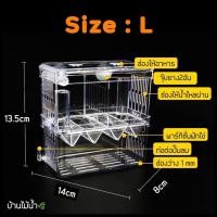 ราคา กล่องแยกปลา ปลาคลอดลูก มี 5 ขนาด แยกลูกปลา แยกแม่ปลาที่เพิ่งคลอดลูก แยกลูกกุ้ง แยกปลาป่วย บ้านไม้น้ำ (9975287541)