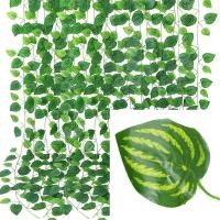 ราคา 10pcs ใบไม้ปลอม ดอกไม้ปลอมตกแต่งบ้าน ใบไม้ปลอมตกแต่ง ใบโพธอส ตกแต่งงานแต่งงาน ไม่ต้องบำรุงรักษา ใบไม้สีเขียวเทียม (23044411472)