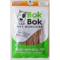 ราคา Shark Bone Stick สติ๊กเนื้อปลาฉลามมผสมกระดูกปลาป่น ชนิดนิ่ม ยี่ห้อ Bok Bok (644460888)