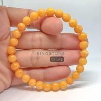 ราคา Yellow Sapphire สร้อยข้อมือหิน บุษราคัม ขนาด 68101214 มิล สโตนคิง stoneking (22932630156)