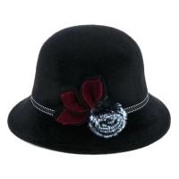 ราคา STAR PAVILION วินเทจ หมวกอ่างลำลอง หมวกกะลา หมวกขนสัตว์ขนสัตว์ กับดอกไม้ หมวก fedoras หมวกทรงโดม (22248863453)