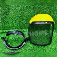 ราคา AGGIE หน้ากากตัดหญ้า หน้ากากกันสะเก็ด สีเหลือง มี 2 แบบให้เลือก หมวกตัดหญ้า หน้ากากกันหญ้า หน้ากากกันหิน กันเศษหญ้า (20517438798)