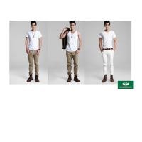 ราคา เสื้อยืด สีขาว รวมแบบคอกลม คอกว้าง เสื้อกล้าม ตราห่านคู่ ของแท้ 100 (10069785109)