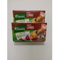 ราคา ซุปก้อนคนอร์ รสเนื้อ ขนาด6ก้อน Knorr Beef Stock 6 Cube Kiub Pati Lembu 6 kiub 牛肉精块 60g HALAL Product of Malaysia Ready to ship mant (16376674181)