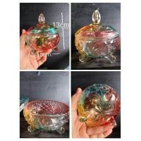 ราคา กระปุกแก้วมีฝาปิด โหลแก้ว ถ้วยแก้ว โถแก้ว ผอบแก้ว โหลแก้ววินเทจ ถ้วยแก้วคริสตัล ถ้วยแก้วมีฝาครอบ พร้อมส่ง (18522899601)