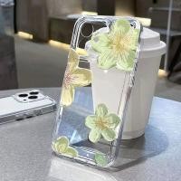 ราคา จัดส่งทันที Flower เคสโทรศัพท์มือถือแบบนิ่ม TPU ใส กันกระแทก For iPhone 11 15 13 14 12 Pro Max 6 6S 7 8 Plus X XS Max XR SE 2020 เคสไอโฟน11 นิ่มกันกระแทก เคส เคสไอโฟน7พลัส (21719454559)