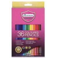 ราคา รุ่นใหม่ สีสดกว่าเดิม ดินสอสี สีไม้ มาสเตอร์อาร์ต Master art 12 24 36 48สี มี แบบแท่งยาว1หัว และ แบบ 2 หัว 1 กล่อง (17468411379)