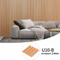 ราคา 1 กล่อง 20 ชิ้น ไม้ระแนงตกแต่งผนัง WPC Wall panel ระแนงไม้เทียม ลอนเหลี่ยม ไม้ระแนง ไม้ผนัง ไม้เทียมตกแต่งผนัง ผนังตกแต่ง 3D (23211460064)