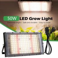 ราคา 220V Full Spectrum LED Grow Light 50W 100W 300W ไฟปลุกต้นไม้ ไฟช่วยต้นไม้ตัวเร็ว แสงขาว แสงธรรมชาติ มีสวิตช์ปิดเปิด สายไฟยาว1 5โมตร (10022788587)