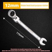 ราคา ประแจปากตาย ประแจแหวนข้าง 10 14mm 6 8 10 12piece combination wrench set 8 to 24mm dual purpose wrench set (23145755787)