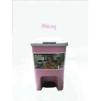 ราคา ถังขยะขาเหยียบ 17 ลิตร No 500 คละสี Smart pro ถังขยะทรงเหลี่ยมฝาปิด ถังขยะสีพาสเทล ถังขยะเปิดด้วยมือ สองระบบ (22856400947)