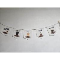 ราคา ธงร้านชา กาแฟ ร้านน้ำ ธงประดับ ธงตกแต่ง ธงราว ธงร้านกาแฟ ป้ายผ้า (23179525554)