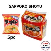 ราคา SUNAOSHI SAPPORO SHOYU 5PC 15419 บะหมี่กึ่งสำเร็จรูปญี่ปุ่น รสโชยุ ราเมงญี่ปุ่น JAPANESE INSTANT RAMEN (7612653371)