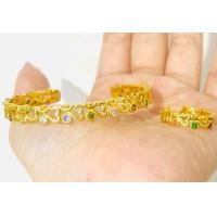 ราคา กำไลโอมแหวนโอมไม่ลอกไม่ดำใส่ได้นานฟรีสาย (21783468008)