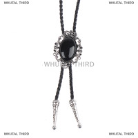 ราคา WHUEAL3 วงรีใหม่อินเทรนด์ Bolo Tie Western เสื้อคาวบอย Bolo TIES สร้อยคอ (22620558728)