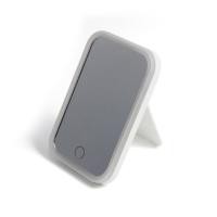 ราคา ES กระจกตั้งโต๊ะแบบมีไฟ โคมไฟสว่างมาก มีขาตั้ง ปลีก ส่ง EASYHOME E965 (23053601892)