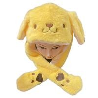 ราคา SADIE สัตว์สัตว์สัตว์ หมวกกำมะหยี่เคลื่อนไหวได้เรืองแสง การ์ตูนลายการ์ตูน ที่อุ่นคอ หมวกปิดหูรูปสัตว์ หมวกดักสัตว์ คุโรมิ หมวกสัตว์ประดับศีรษะ ฤดูหนาวในฤดูหนาว (22878056220)