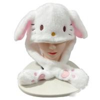 ราคา SADIE สัตว์สัตว์สัตว์ หมวกกำมะหยี่เคลื่อนไหวได้เรืองแสง การ์ตูนลายการ์ตูน ที่อุ่นคอ หมวกปิดหูรูปสัตว์ หมวกดักสัตว์ คุโรมิ หมวกสัตว์ประดับศีรษะ ฤดูหนาวในฤดูหนาว (22878056221)