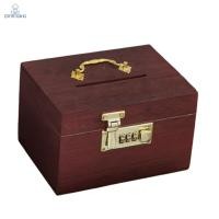 ราคา กระปุกออมสินกระปุกออมสินสมบัติไม้โบราณพร้อมล็อครหัสรักษาความปลอดภัยกล่องใส่เงินผู้ใหญ่ ZDKJ MY กล่องเก็บของมีค่าไม้ (23195189377)